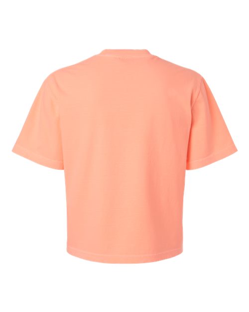 Comfort Colors 3023CL - Women's Garment-Dyed Heavyweight Boxy T-Shirt - Neon Cantaloupe