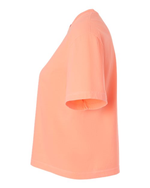 Comfort Colors 3023CL - Women's Garment-Dyed Heavyweight Boxy T-Shirt - Neon Cantaloupe