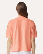 Comfort Colors 3023CL - Women's Garment-Dyed Heavyweight Boxy T-Shirt - Neon Cantaloupe
