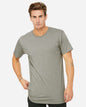 BELLA + CANVAS 3006 — Men's Long Body Urban Tee — Heather Stone
