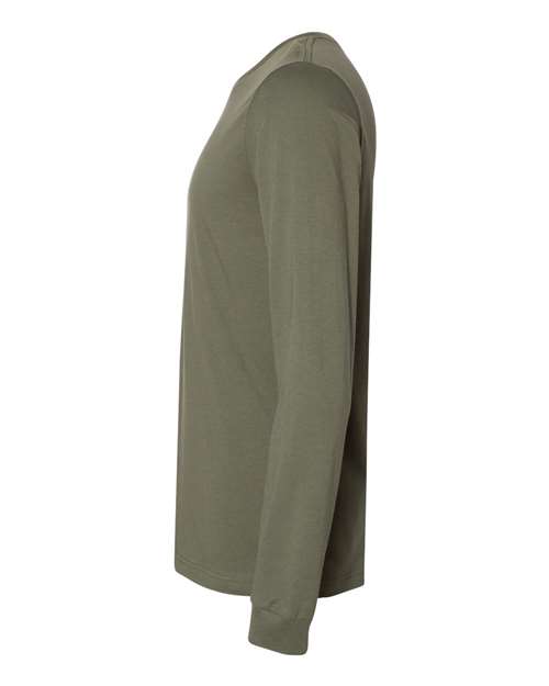 BELLA + CANVAS 3501 - Unisex Jersey Long Sleeve Tee - Military Green