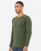 BELLA + CANVAS 3501 - Unisex Jersey Long Sleeve Tee - Military Green