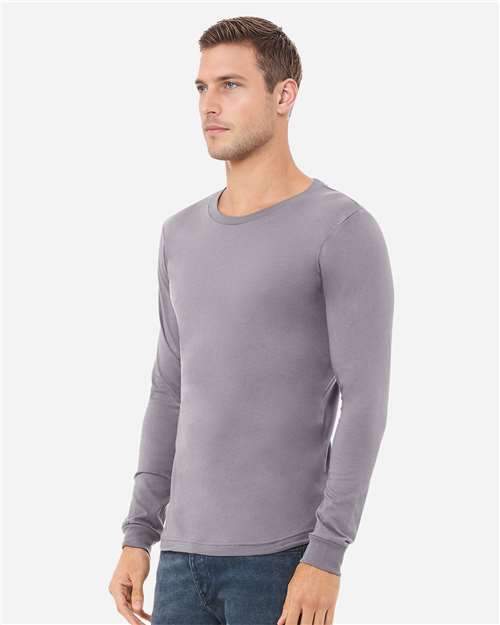 BELLA + CANVAS 3501 - Unisex Jersey Long Sleeve Tee - Storm