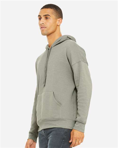BELLA + CANVAS 3729 - Unisex Sponge Fleece Drop Shoulder Hoodie Sweatshirt - Heather Stone