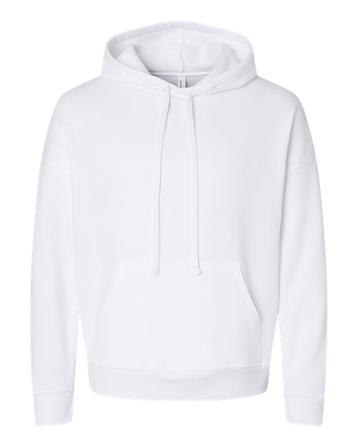 BELLA + CANVAS 3729 - Unisex Sponge Fleece Drop Shoulder Hoodie Sweatshirt - White