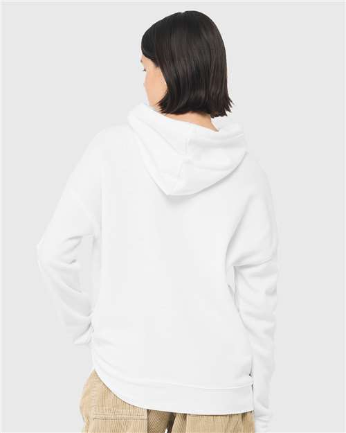 BELLA + CANVAS 3729 - Unisex Sponge Fleece Drop Shoulder Hoodie Sweatshirt - White