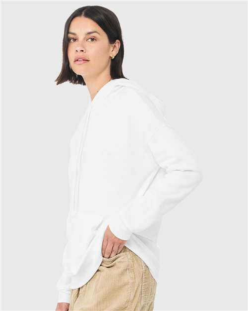 BELLA + CANVAS 3729 - Unisex Sponge Fleece Drop Shoulder Hoodie Sweatshirt - White
