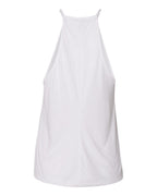 BELLA + CANVAS 8809 — Women's Flowy High-Neck Tank — White (flat)
