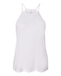 BELLA + CANVAS 8809 — Women's Flowy High-Neck Tank — White