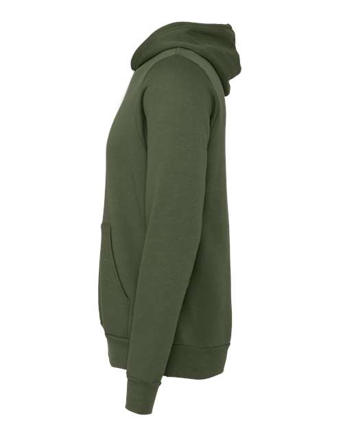 BELLA + CANVAS 3719 - Unisex Sponge Fleece Hoodie Sweatshirt - Military Green