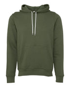 BELLA + CANVAS 3719 - Unisex Sponge Fleece Hoodie Sweatshirt - Military Green