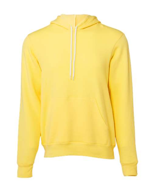 BELLA + CANVAS 3719 - Unisex Sponge Fleece Hoodie Sweatshirt - Yellow