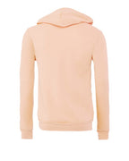 BELLA + CANVAS 3739 - Unisex Sponge Fleece Full-Zip Hoodie Sweatshirt - Peach