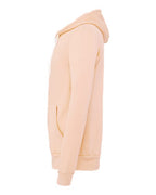 BELLA + CANVAS 3739 - Unisex Sponge Fleece Full-Zip Hoodie Sweatshirt - Peach