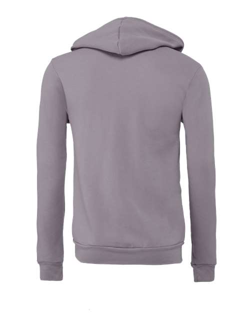 BELLA + CANVAS 3739 - Unisex Sponge Fleece Full-Zip Hoodie Sweatshirt - Storm