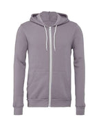 BELLA + CANVAS 3739 - Unisex Sponge Fleece Full-Zip Hoodie Sweatshirt - Storm