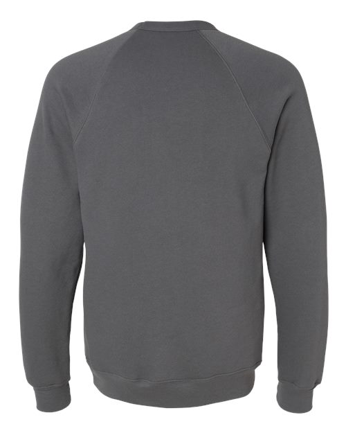 BELLA + CANVAS 3901 - Unisex Sponge Fleece Raglan Crewneck Sweatshirt - Asphalt