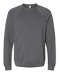 BELLA + CANVAS 3901 - Unisex Sponge Fleece Raglan Crewneck Sweatshirt - Asphalt