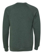 BELLA + CANVAS 3901 - Unisex Sponge Fleece Raglan Crewneck Sweatshirt - Heather Forest