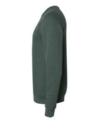 BELLA + CANVAS 3901 - Unisex Sponge Fleece Raglan Crewneck Sweatshirt - Heather Forest