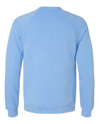 BELLA + CANVAS 3901 - Unisex Sponge Fleece Raglan Crewneck Sweatshirt - Carolina Blue