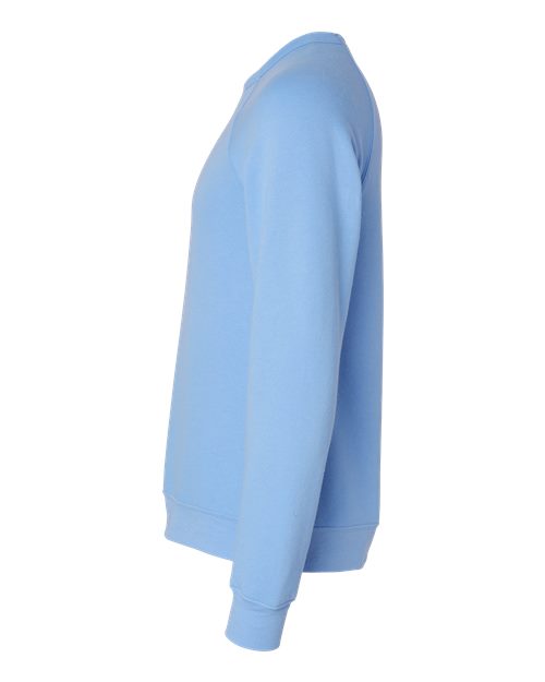 BELLA + CANVAS 3901 - Unisex Sponge Fleece Raglan Crewneck Sweatshirt - Carolina Blue