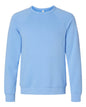 BELLA + CANVAS 3901 - Unisex Sponge Fleece Raglan Crewneck Sweatshirt - Carolina Blue