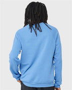 BELLA + CANVAS 3901 - Unisex Sponge Fleece Raglan Crewneck Sweatshirt - Carolina Blue