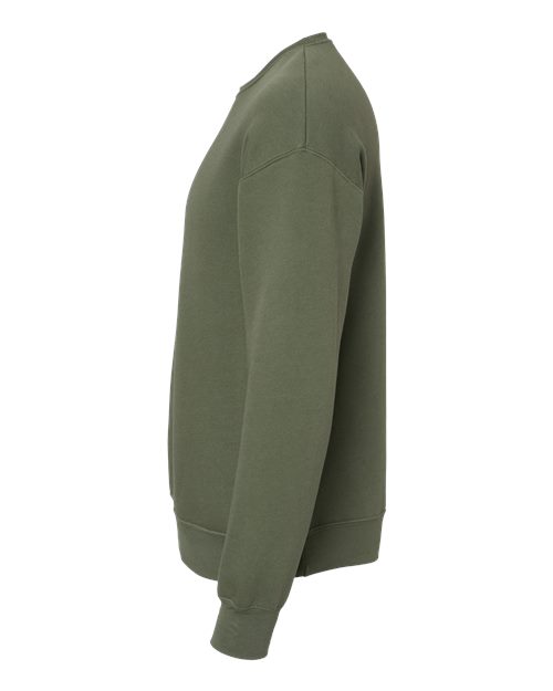 BELLA + CANVAS 3945 - Unisex Sponge Fleece Drop Shoulder Crewneck Sweatshirt - Military Green