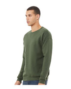 BELLA + CANVAS 3945 - Unisex Sponge Fleece Drop Shoulder Crewneck Sweatshirt - Military Green