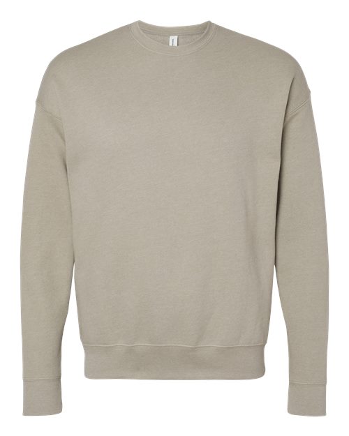 BELLA + CANVAS 3945 - Unisex Sponge Fleece Drop Shoulder Crewneck Sweatshirt - Heather Stone