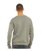 BELLA + CANVAS 3945 - Unisex Sponge Fleece Drop Shoulder Crewneck Sweatshirt - Heather Stone