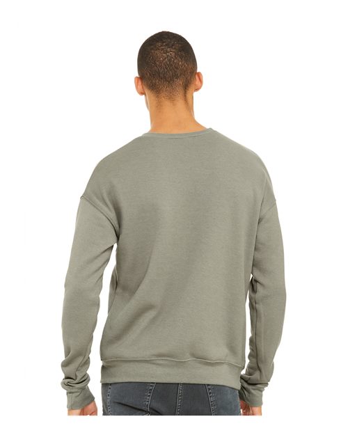 BELLA + CANVAS 3945 - Unisex Sponge Fleece Drop Shoulder Crewneck Sweatshirt - Heather Stone