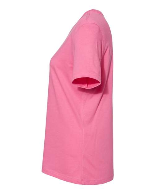 BELLA + CANVAS 6400 - Womens Relaxed Jersey Tee - Charity Pink