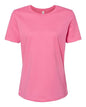 BELLA + CANVAS 6400 - Womens Relaxed Jersey Tee - Charity Pink