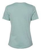 BELLA + CANVAS 6400 - Womens Relaxed Jersey Tee - Dusty Blue