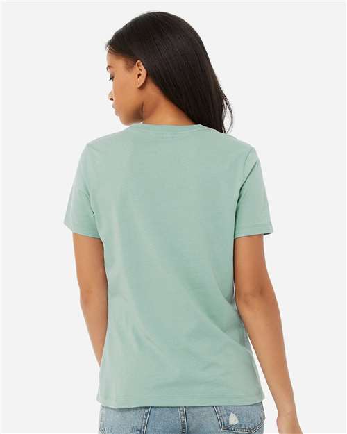 BELLA + CANVAS 6400 - Womens Relaxed Jersey Tee - Dusty Blue