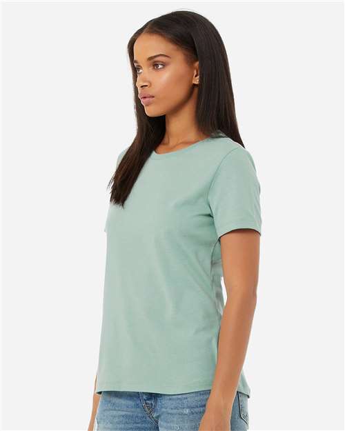 BELLA + CANVAS 6400 - Womens Relaxed Jersey Tee - Dusty Blue