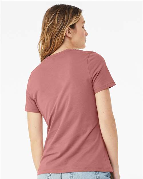 BELLA + CANVAS 6400 - Womens Relaxed Jersey Tee - Mauve