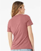 BELLA + CANVAS 6400 - Womens Relaxed Jersey Tee - Mauve