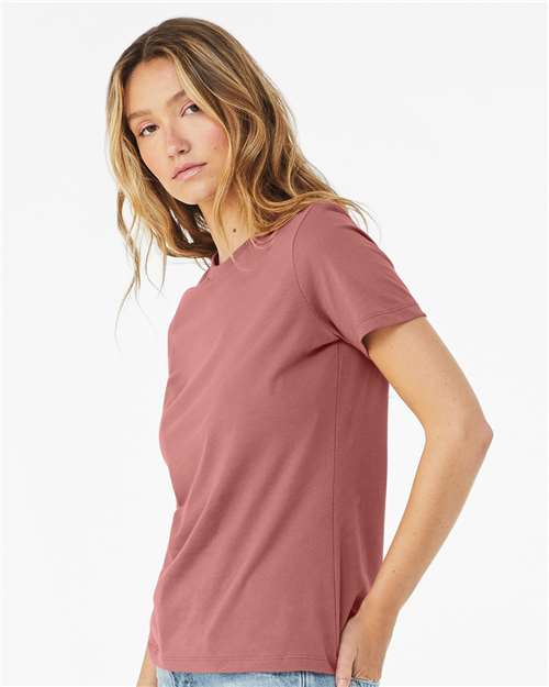 BELLA + CANVAS 6400 - Womens Relaxed Jersey Tee - Mauve
