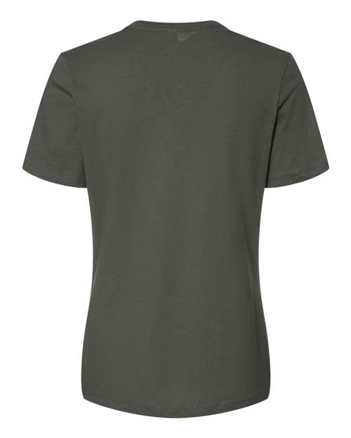 BELLA + CANVAS 6400 - Womens Relaxed Jersey Tee - Military Green