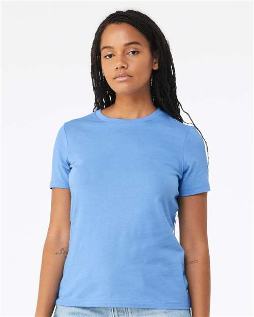 BELLA + CANVAS 6400 - Womens Relaxed Jersey Tee - Carolina Blue