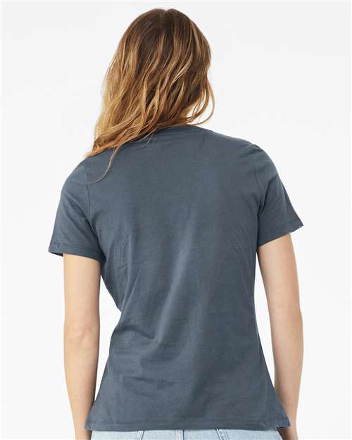 BELLA + CANVAS 6400 - Womens Relaxed Jersey Tee - Vintage Navy
