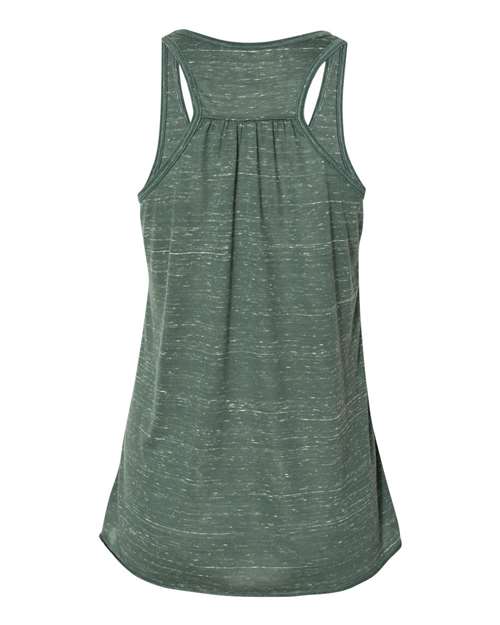BELLA + CANVAS 8800 - Women's Flowy Racerback Tank - Forest Marble