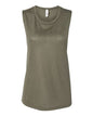 BELLA + CANVAS 8803 - Women's Flowy Scoop Muscle Tank - Military Green