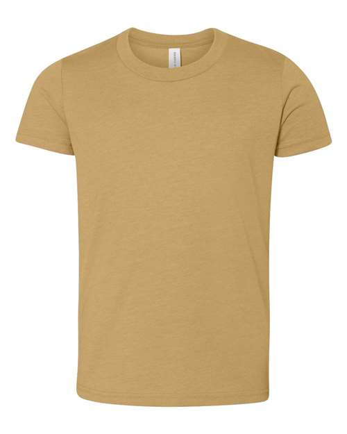 BELLA + CANVAS 3001Y - Youth Jersey Tee - Mustard