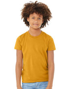 BELLA + CANVAS 3001Y - Youth Jersey Tee - Mustard