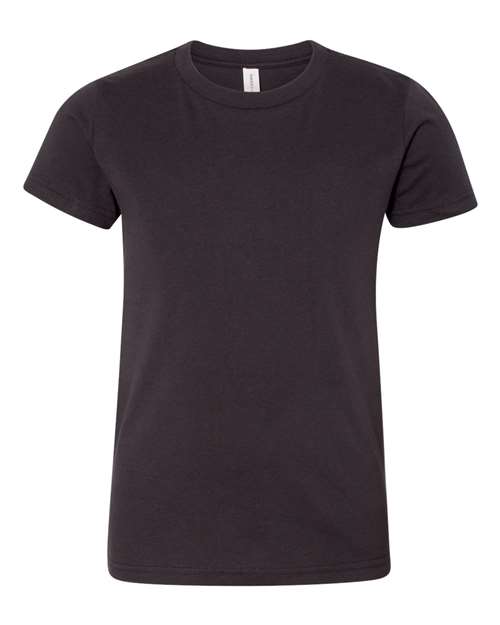 BELLA + CANVAS 3001Y - Youth Jersey Tee - Dark Grey