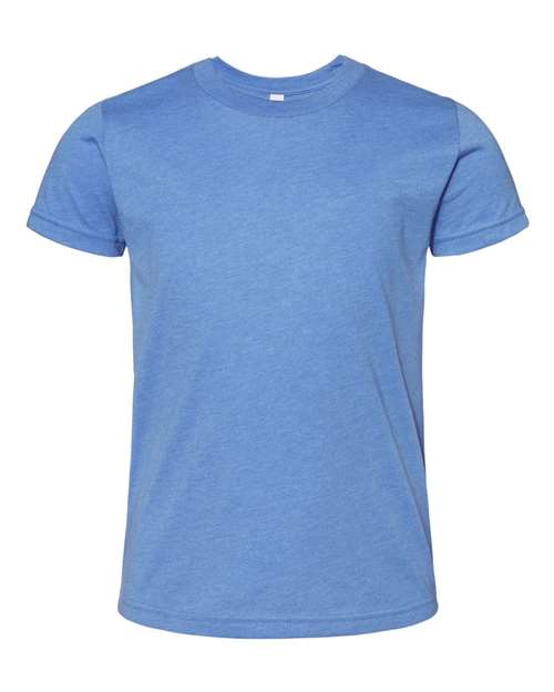 BELLA + CANVAS 3001Y - Youth Jersey Tee - Columbia Blue